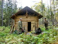 #6: Winter cabin where we spent a night on our back way/Зимовье, в котором мы ночевали на обратном пути