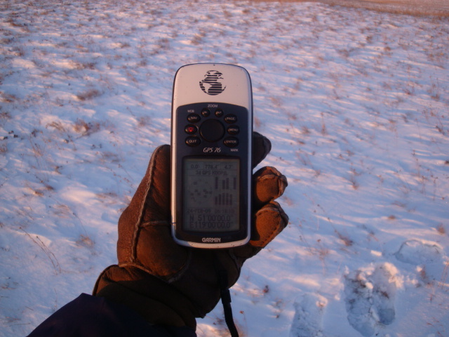 Экран GPS/GPS reading