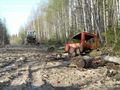 #4: Лесовозная дорога с брошенной техникой/Logger's dirt road with abandoned machinery