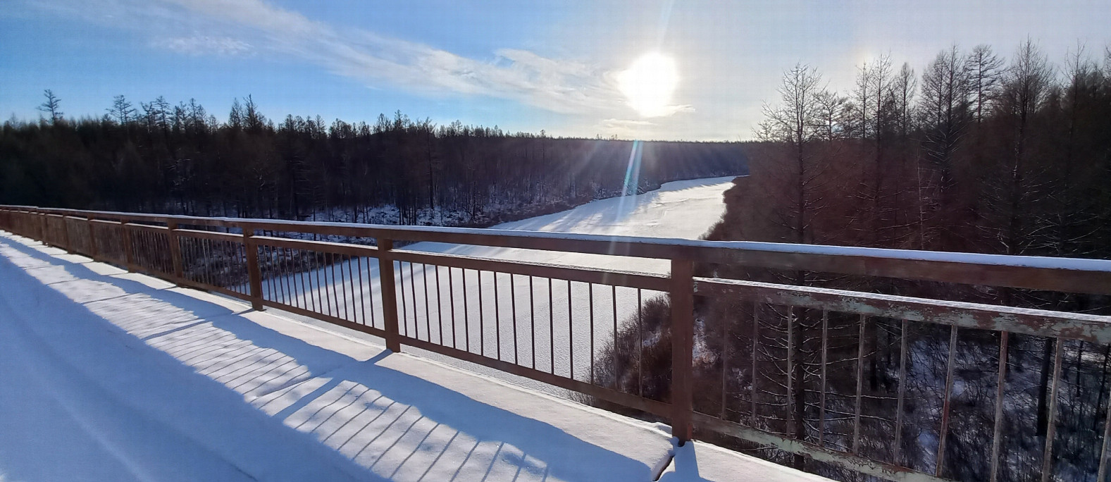 The bridge over the Bolshoy Amalat River / Мост через реку Большой Амалат