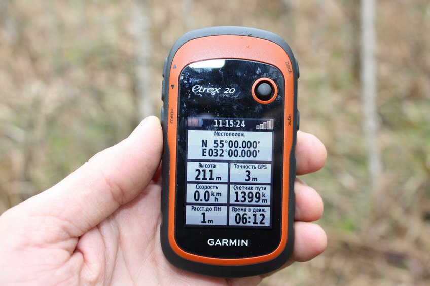 GPS Instrument reading / Показания прибора