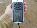 #2: GPS reading, 584 m to the confluence