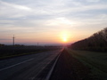 #6: Восход перед поселком Крапивинский/Sunrise near Krapivinskiy settlement