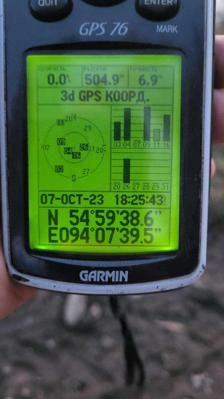 GPS reading