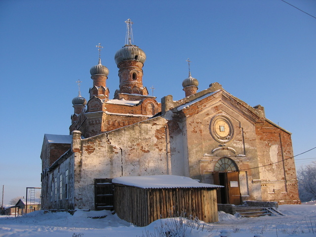 The orthodox church in Zhitnikovskoye settlement