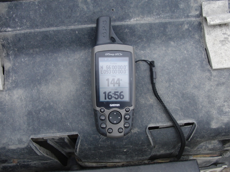GPS placed on rear axle of parked truck