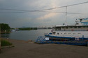 #8: View of Krasnojarsk and Yenisei River at hotel ship "Lithuania"