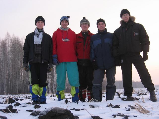 Confluence's conquerors (from left: Roman Churakov, Artem Sismekov, Ilia Yablonko, Pavel Klepikov, Evgeny Porsev)