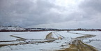 #8: Ice road across Irtysh river / Ледовая переправа через Иртыш
