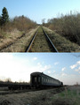 #7: Railway. Semaphore signal and passenger train/Монза. Семафор и пассажирский поезд