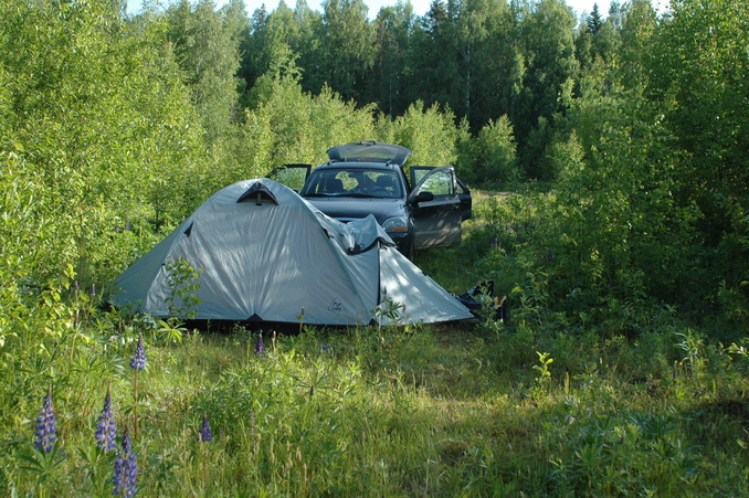 Our camp near Stolbovo