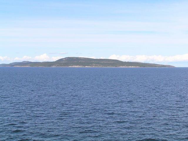Gogland Island seen from the confluence