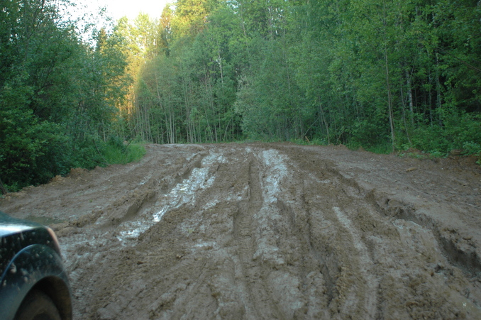 That's a mud road...