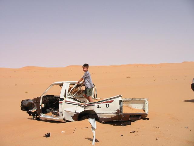 Some vehicles do not make it out of the Rub` al-Khāliy desert.
