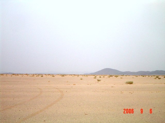 Southeast view, Jabal Abū Hasāk shown