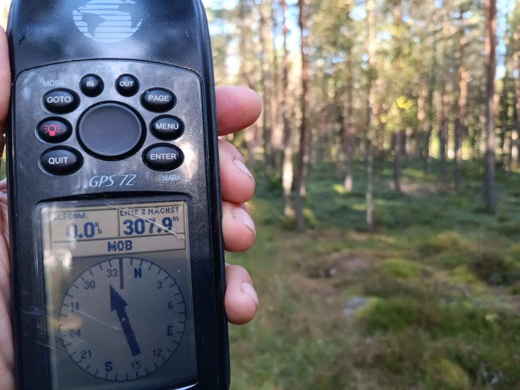 way to CP; distance 308 meters