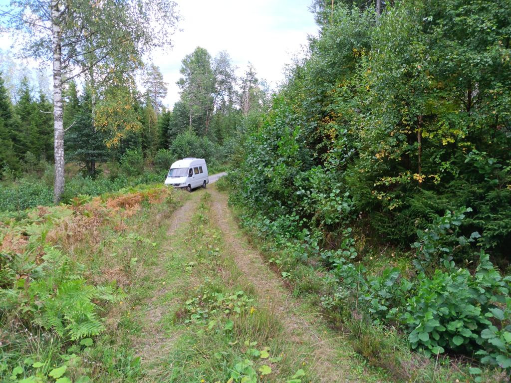 parking beside track