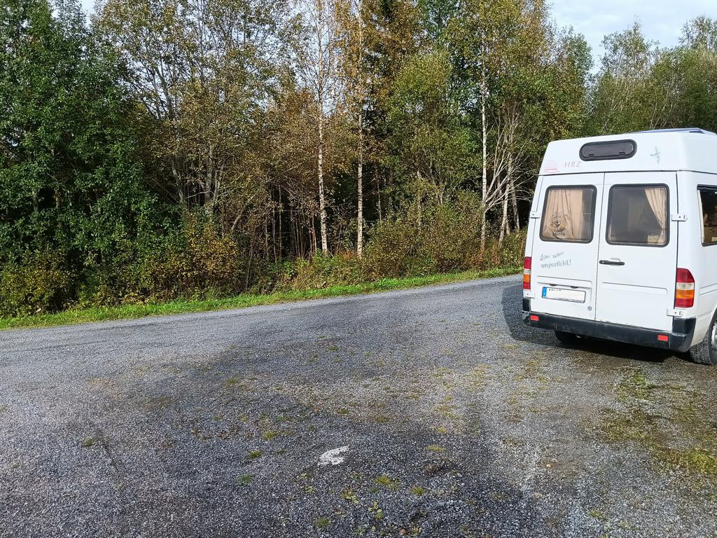 parking; view towards CP