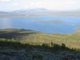 #1: View north over lake Överuman