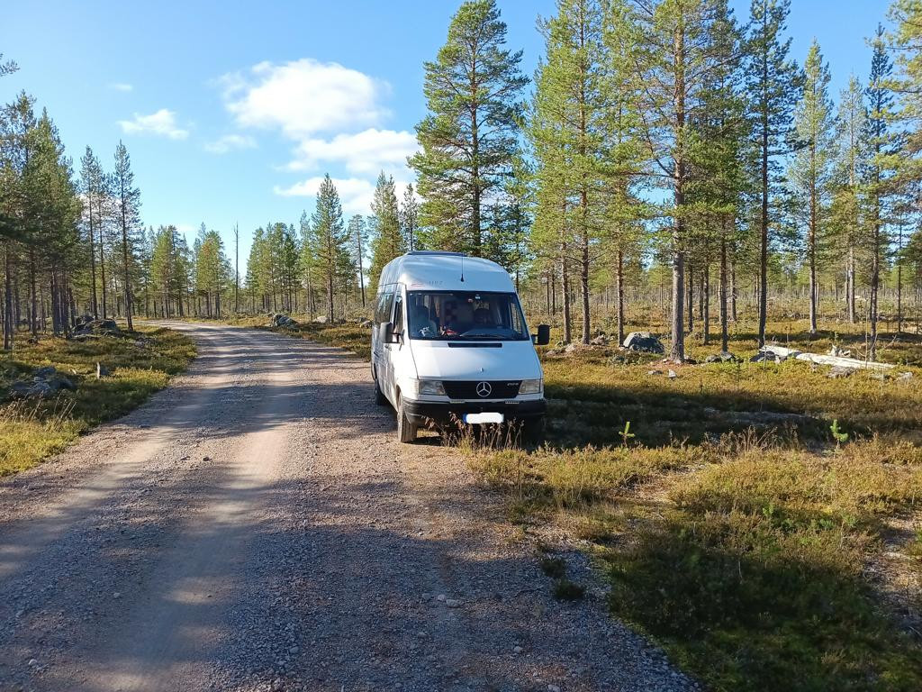 parking beside track
