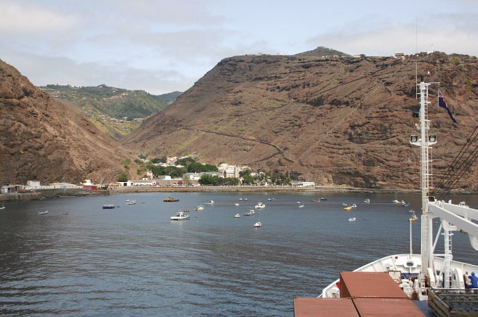 James Town seen from the "St Helena"