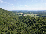 #10: View South, from 120m above the point