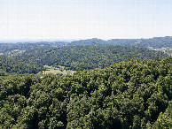 #11: View West, from 120m above the point