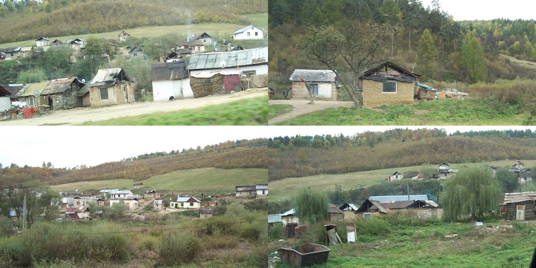 The Romani people settlement near Chminianske Jakubovany