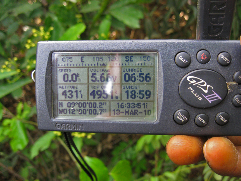 The GPS data