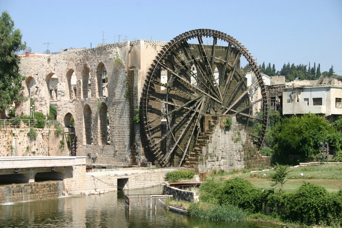 Nuria (water wheel) at Hamāt