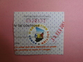 #8: Ticket of the Djoumane Toll station