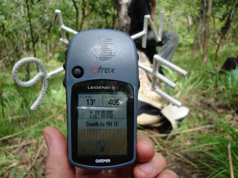 Andy's GPS showed 13 m accuracy, but had all zeros on the location