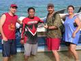 #5: Sam, Captain Sakchai, Doug and Wendy with vessel