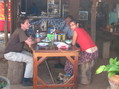 #4: Nataliya and I having a meal after talking to park rangers.  Nataliya helped us on our first try.