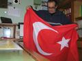 #4: Captain Peter is folding up the Turkish flag