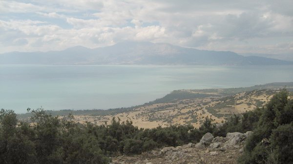Barla mountain beyond Eğirdir lake