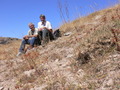 #7: Me and Axel (left) sitting "on" the confluence 39N 38E