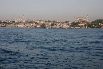 #1: West view - Blue Mosque at left