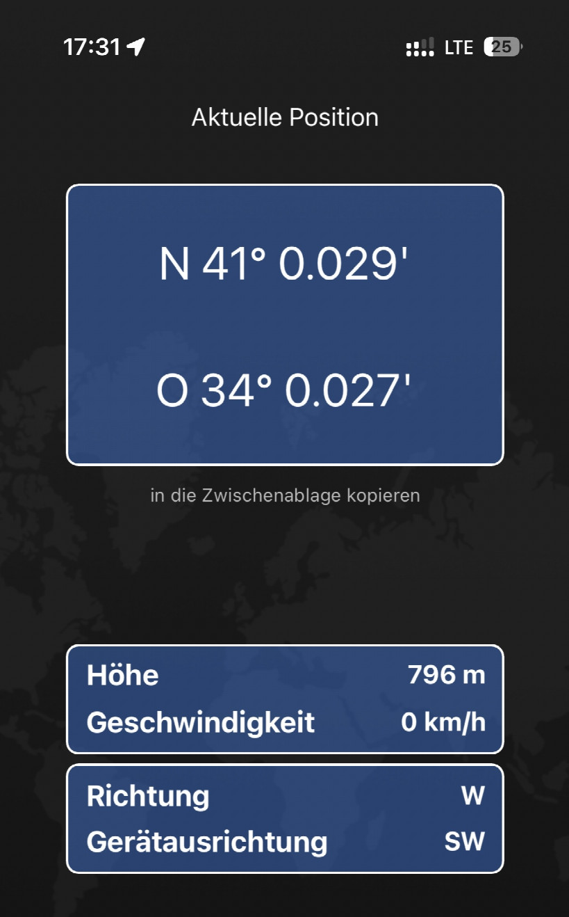 GPS Reading