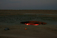 #10: impressive Darvaza gas crater (background sound by pani bottle Yakety-Yak 떠드는 소리))
