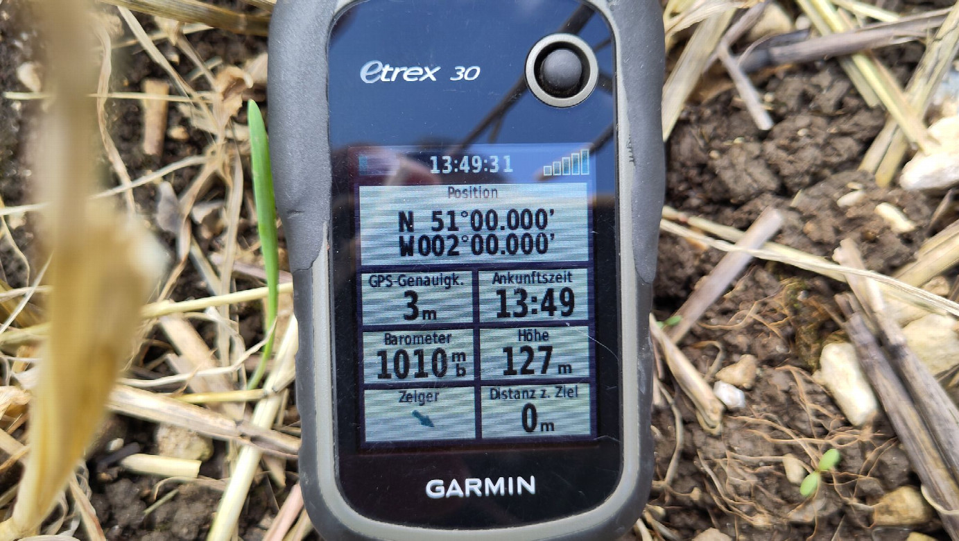 GNSS reading at CP 51N-2W