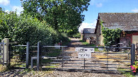 #7: start of walk with gate, about 700 m form the CP