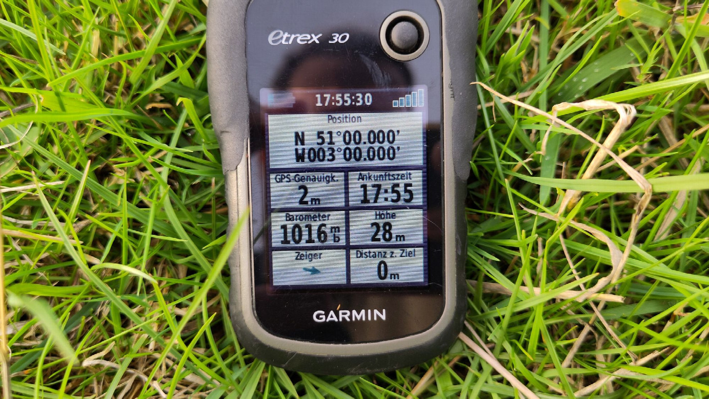 GNSS reading at CP 51N-3W