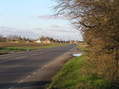 #8: Nearest road to the confluence, Sibsey Road, the A16, looking north.