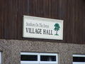 #8: Where to park:  under the Village Hall sign