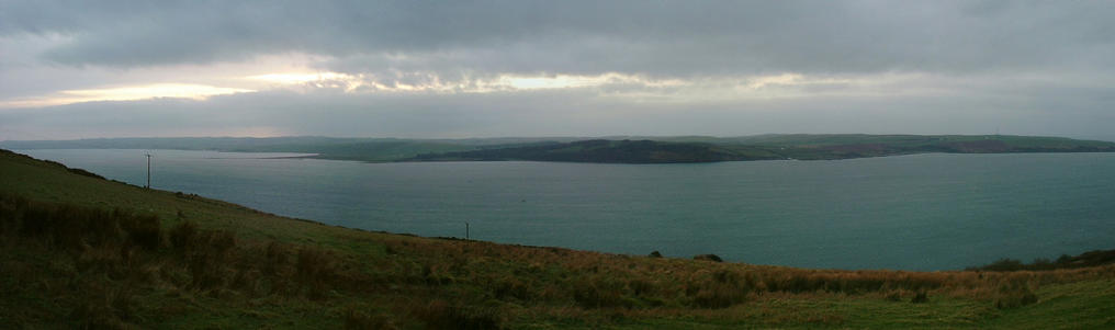 Panorama over Loch Ryan