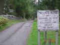 #8: Private road along the river Tromie