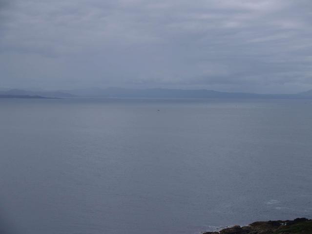the view to the south - the boat probably marks the spot