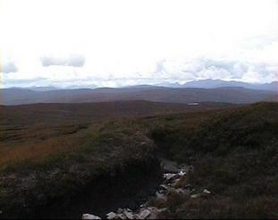#1: Looking south. Glimpse of Loch a' Chroisg (?)