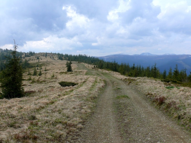 Дорога по горному хребту / The road on the ridge